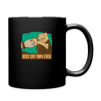 Best cat Mom Ever - Mug uni - noir - Droite