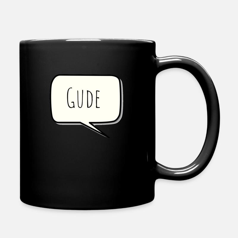 Gude - Tasse einfarbig - Schwarz