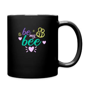 Be My Bee - Love - Full Colour Mug - black - Right