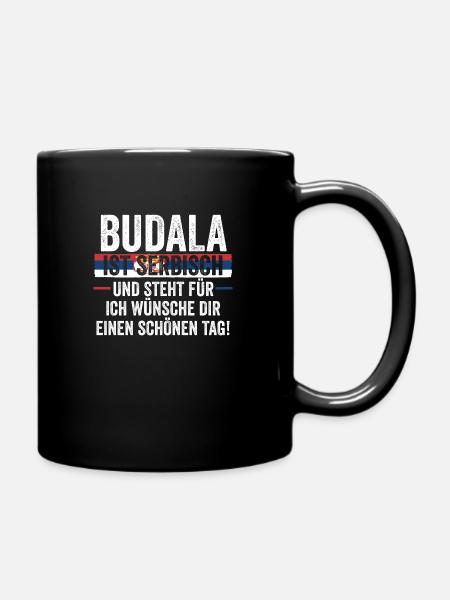 Serbe Serbe Serbie - Mug uni - noir