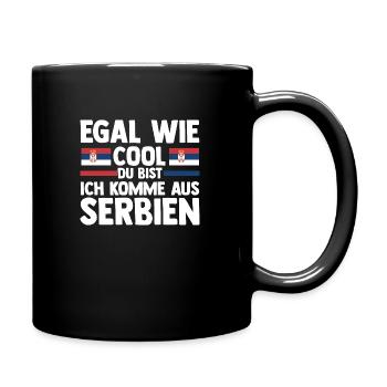Serbian Serbian Serbia - Full Colour Mug - black - Right