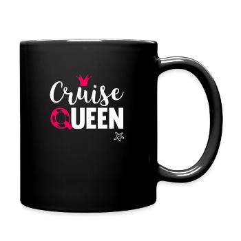 Cruise Queen Kreuzfahrt Geschenk für Frauen - Tasse einfarbig - Schwarz - Rechts