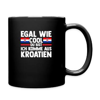 Croate Croate Croatie - Mug uni - noir - Droite