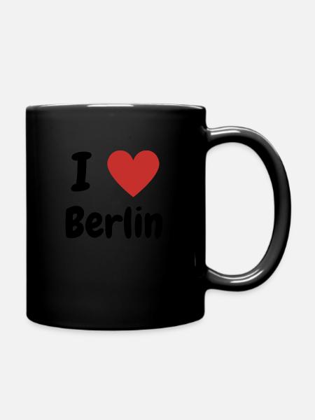 I Love Berlin Motif de cœur élégant pour la capitale - Mug uni - noir