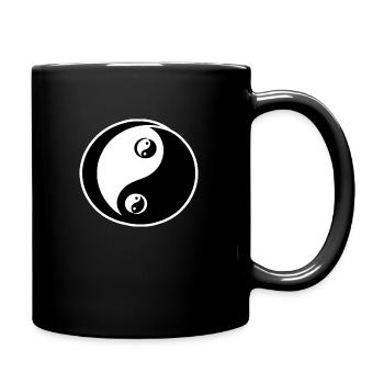 Yin Yang - Full Colour Mug - black - Right