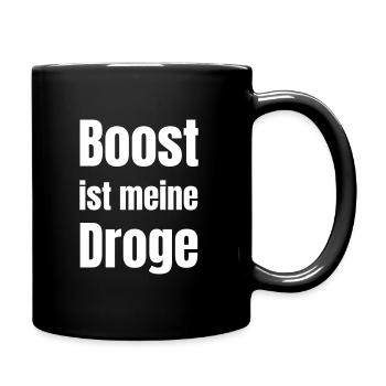 Boost est ma drogue - Mug uni - noir - Droite