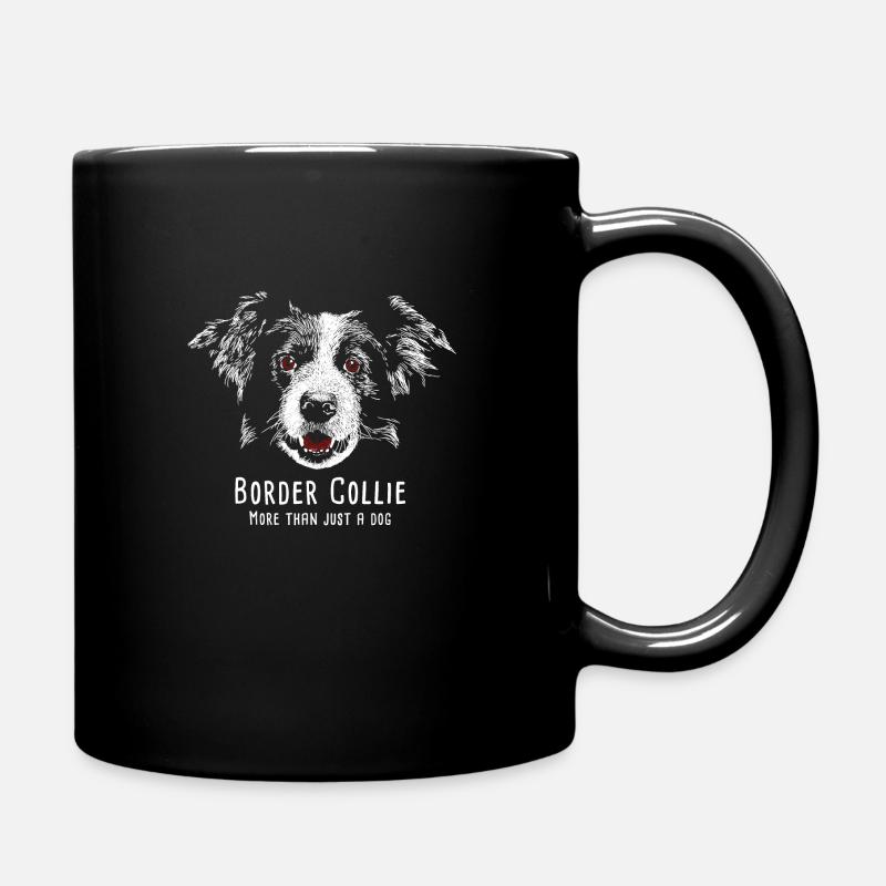 Border Collie 12 2018 01 - Mug uni - noir