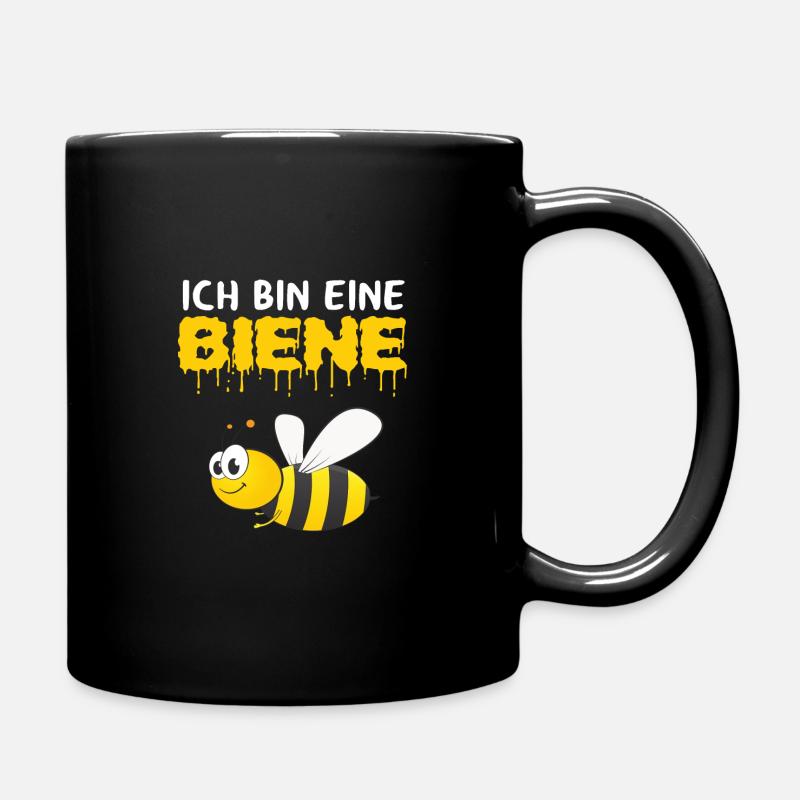 Ich Bin Eine Biene Imkerin Bienenflüsterin - Tasse einfarbig - Schwarz
