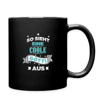 So Voit Une Cool Gotti Aus Taufgotti Firmgotti - Mug uni - noir - Droite