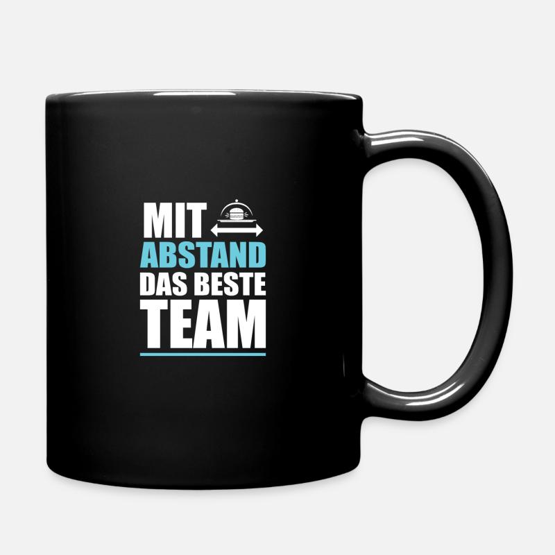 Mit Abstand Das Beste Team - Wirt Kellner - Tasse einfarbig - Schwarz