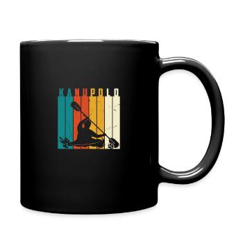 Kanupolo - Tasse einfarbig - Schwarz - Rechts