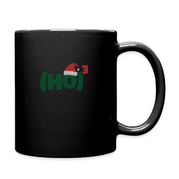 Ho Ho Ho Wortwitz Ho³ Chemise du Père Noël - Mug uni - noir - Droite