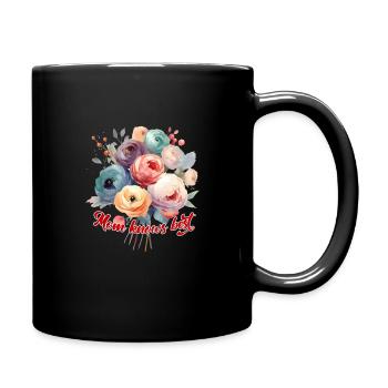 Maman connaît la meilleure fête des mères mignonne 2024 - Mug uni - noir - Droite