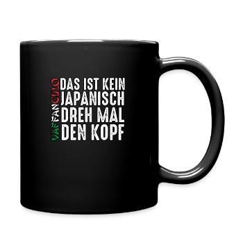 Italy Italian Vaffanculo - Full Colour Mug - black - Right