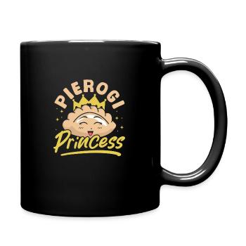 Pierogi Princess - Full Colour Mug - black - Right