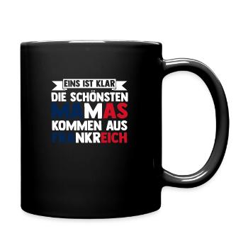 Français Français France - Mug uni - noir - Droite