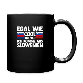 Slovènes Slovénie - Mug uni - noir - Droite