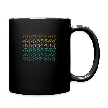 Archer Tir à l’arc - Mug uni - noir - Droite