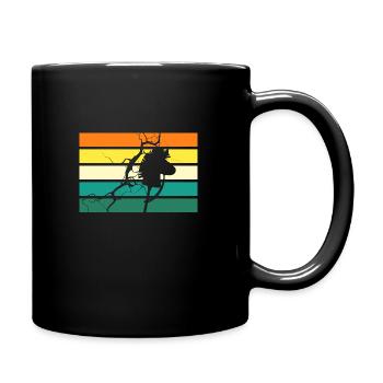 Steckenpferd Hobby Horsing - Tasse einfarbig - Schwarz - Rechts