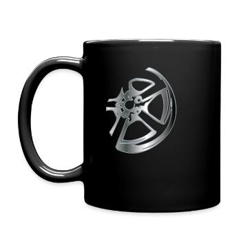 Rim chrome - Full Colour Mug - black - Left