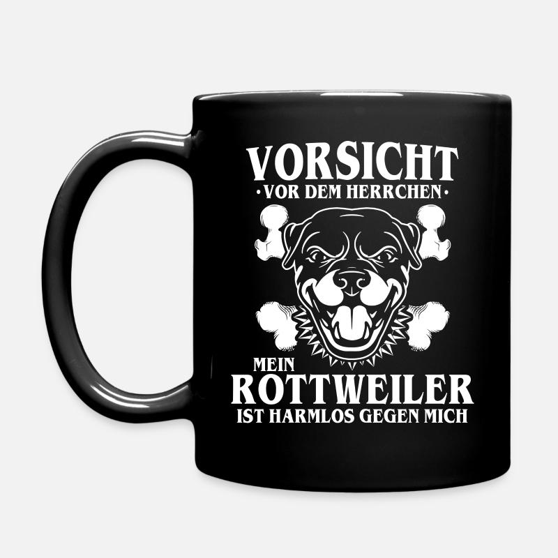 ROTTWEILER HERRCHEN - Tasse einfarbig - Schwarz
