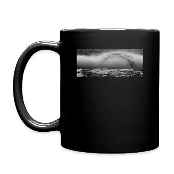 Stars landscape moon gift idea - Full Colour Mug - black - Left