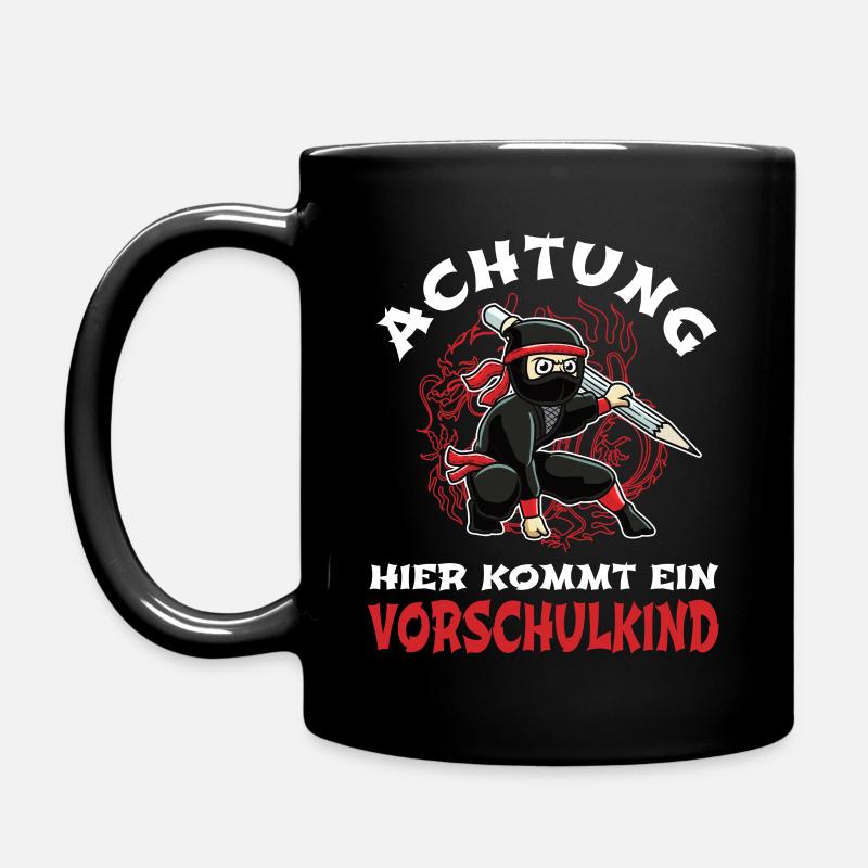 Vorschulkinder Vorschulkind Ninja - Tasse einfarbig - Schwarz