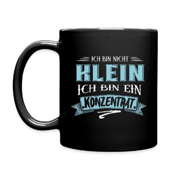 Ich bin nicht klein - Tasse einfarbig - Schwarz - Links
