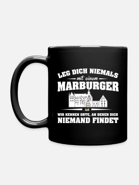 LDN Marburger - Tasse einfarbig - Schwarz
