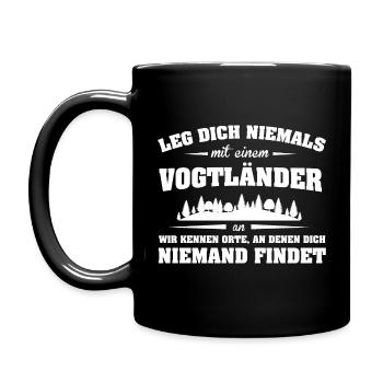 LDN Vogtländer - Tasse einfarbig - Schwarz - Links