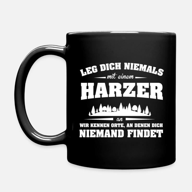 Länder Harzer LDN - Tasse einfarbig - Schwarz