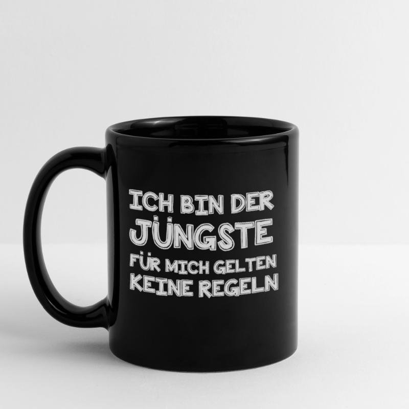 Ich bin der Jüngste Tasse einfarbig