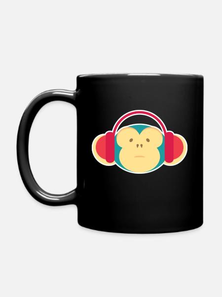 Funky Monkey - Full Colour Mug - black