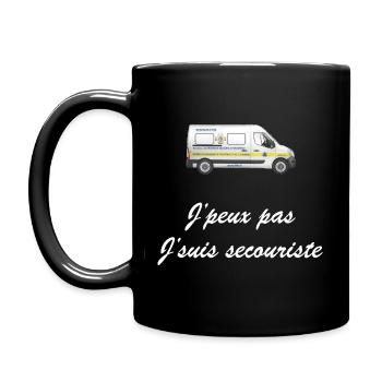 I can not help - Full Colour Mug - black - Left