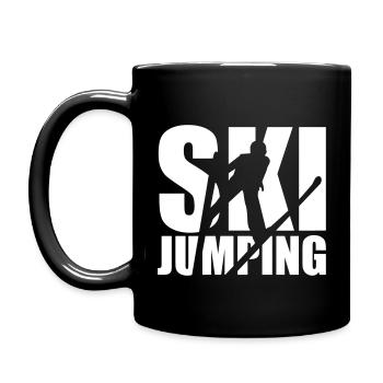 Ski jumping - Full Colour Mug - black - Left