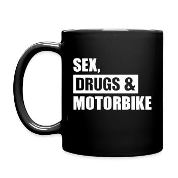 Sex Drugs Motorbike - Mug uni - noir - Gauche