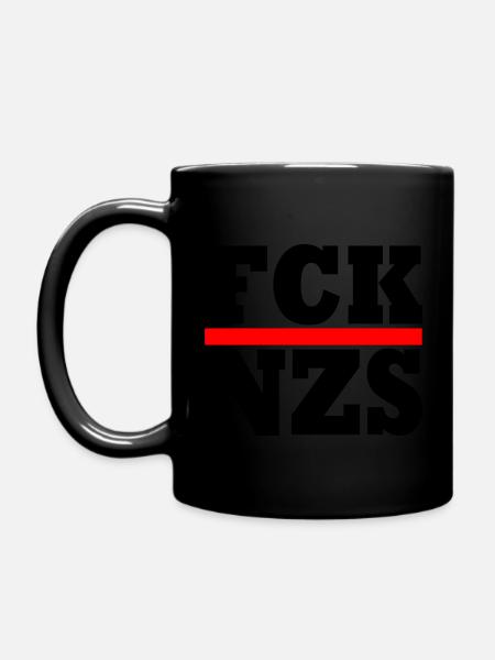 fck nzs - Tasse einfarbig - Schwarz
