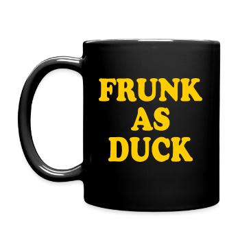 Frunk as duck - Tasse einfarbig - Schwarz - Links