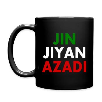 jin jiyan azadi - Mug uni - noir - Gauche