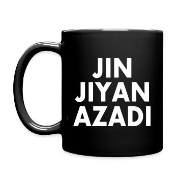 jin jiyan azadi - Mug uni - noir - Gauche