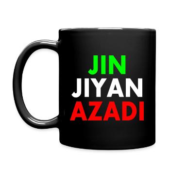 jin jiyan azadi - Mug uni - noir - Gauche