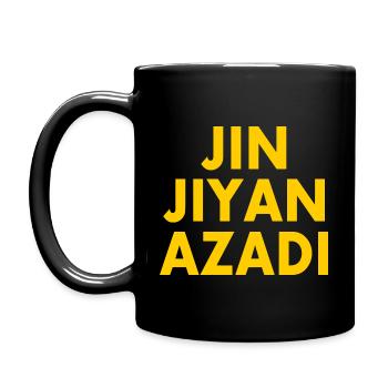 jin jiyan azadi - Mug uni - noir - Gauche
