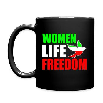 Women life freedom - Full Colour Mug - black - Left