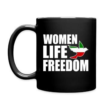 Women life freedom - Full Colour Mug - black - Left