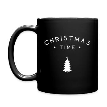 Christmas Time - Full Colour Mug - black - Left