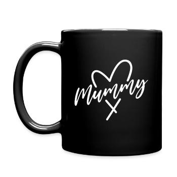 Mumie - Tasse einfarbig - Schwarz - Links