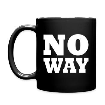 No way - Full Colour Mug - black - Left