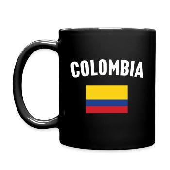 Drapeau de la Colombie - Mug uni - noir - Gauche