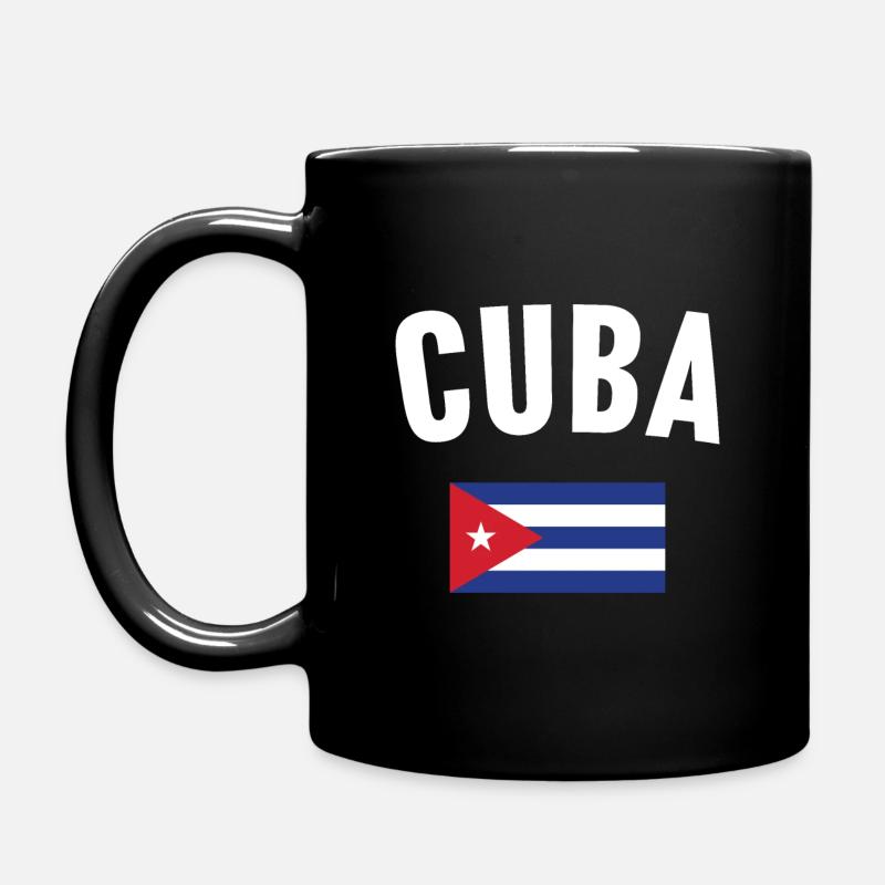 Kuba Flagge - Tasse einfarbig - Schwarz