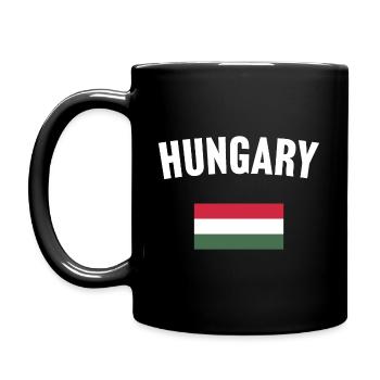Drapeau de la Hongrie - Mug uni - noir - Gauche
